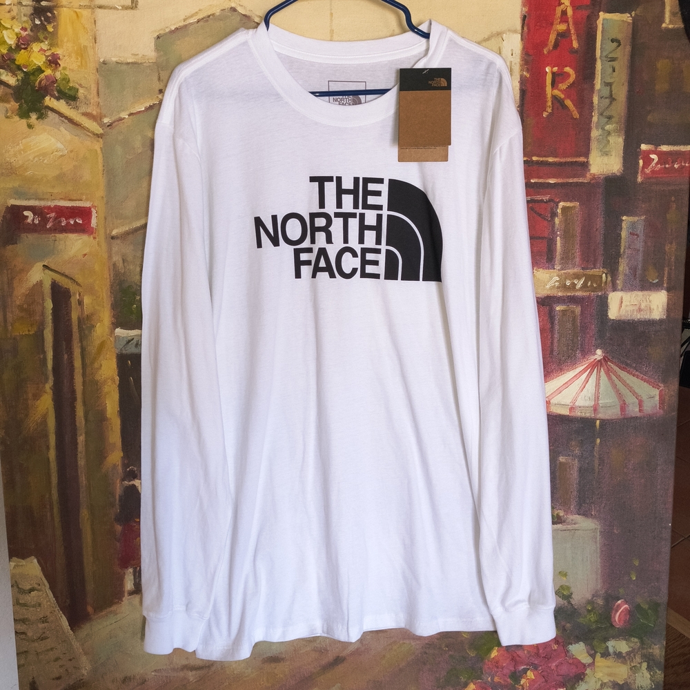 The North Face Men's White Long Sleeve Shirt